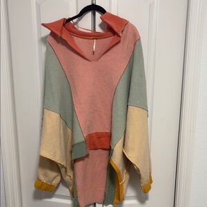 Free People Colorblock Women's Sweater